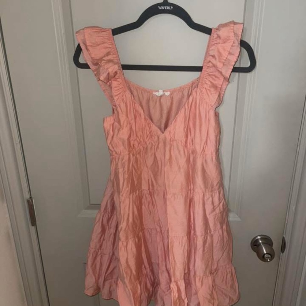 Peach Sleeveless Dress By MINE Size Small